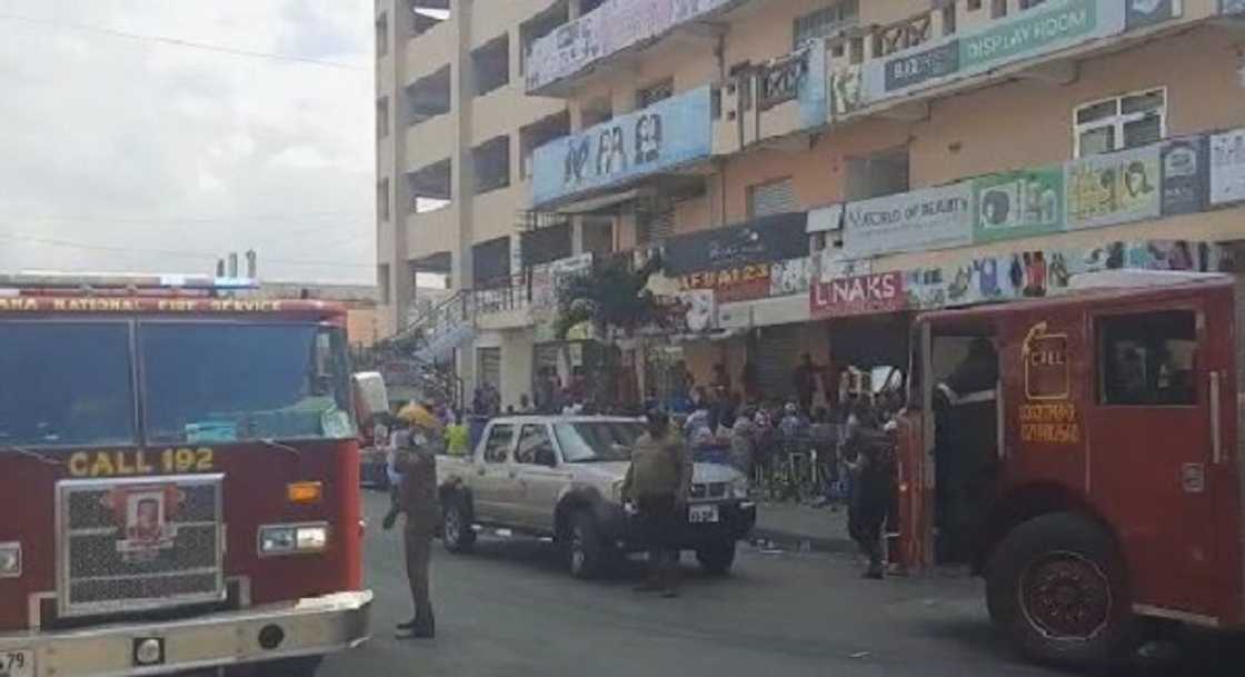 Fire destroys parts of Makola Shopping a month after a major inferno