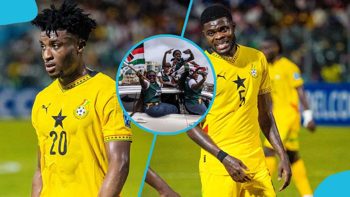 Thomas Partey and Mohammed Kudus have playfully accused of having NDC ties. Thomas Partey and Mohammed Kudus have playfully accused of having NDC ties.