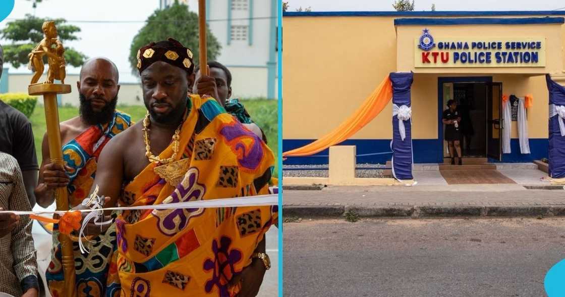 Dr Oseadeeyo Nana Kumi Kodie, Ghanaian chief, Ghana Police Service, police station, Koforidua Technical University Dr Oseadeeyo Nana Kumi Kodie, Ghanaian chief, Ghana Police Service, police station, Koforidua Technical University
