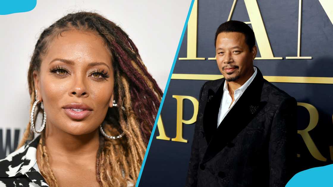 Eva Marcille at the BET Awards in Los Angeles (L). Terrence Howard at "The Best Man: The Final Chapters" premiere (R) Eva Marcille at the BET Awards in Los Angeles (L). Terrence Howard at "The Best Man: The Final Chapters" premiere (R)