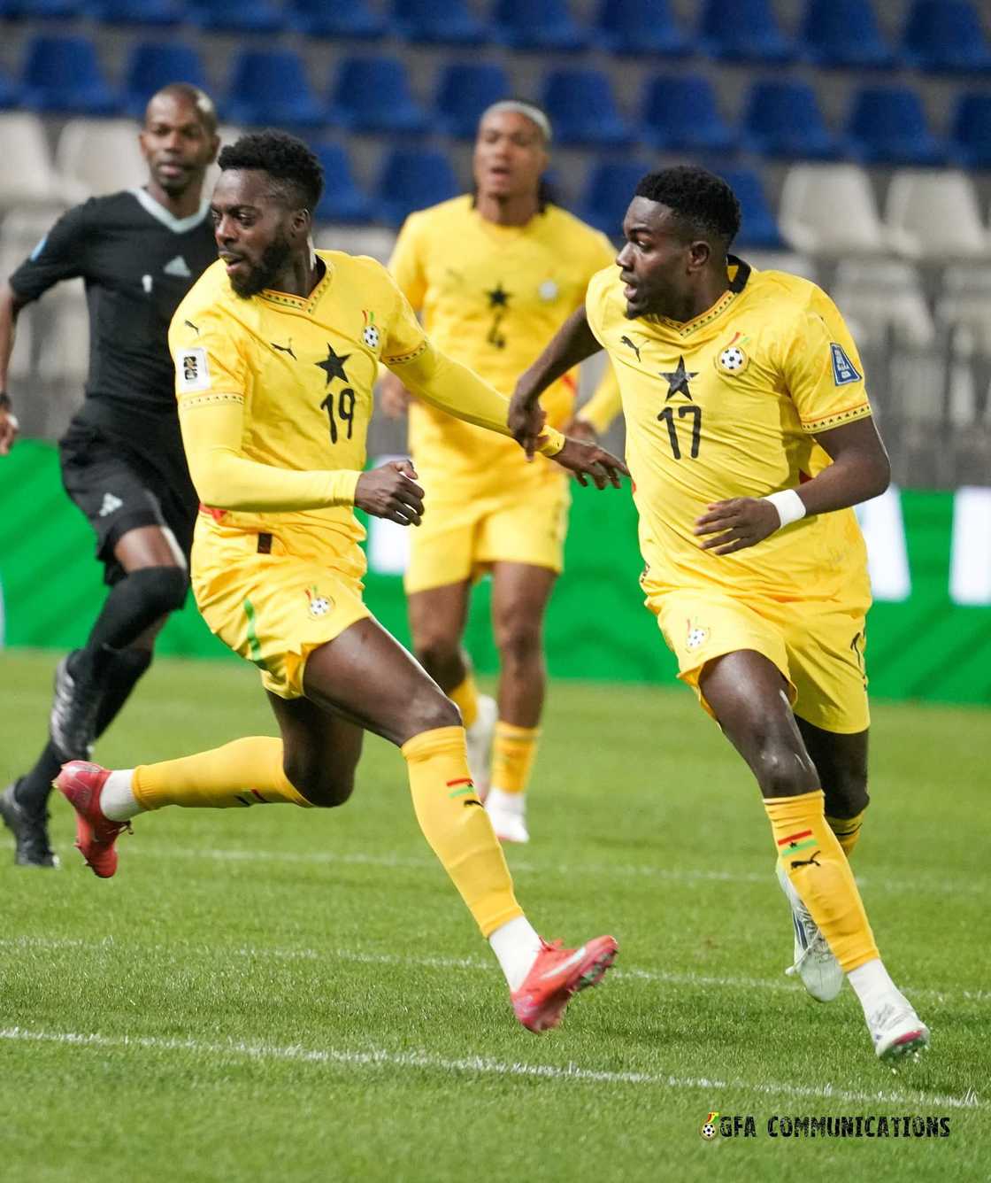 Black Stars winger Ernest Appiah Nuamah scored a goal in the Ghana 5 Chad 0 World Cup qualifier on March 21, 2025 at Accra Sports Stadium Black Stars winger Ernest Appiah Nuamah scored a goal in the Ghana 5 Chad 0 World Cup qualifier on March 21, 2025 at Accra Sports Stadium
