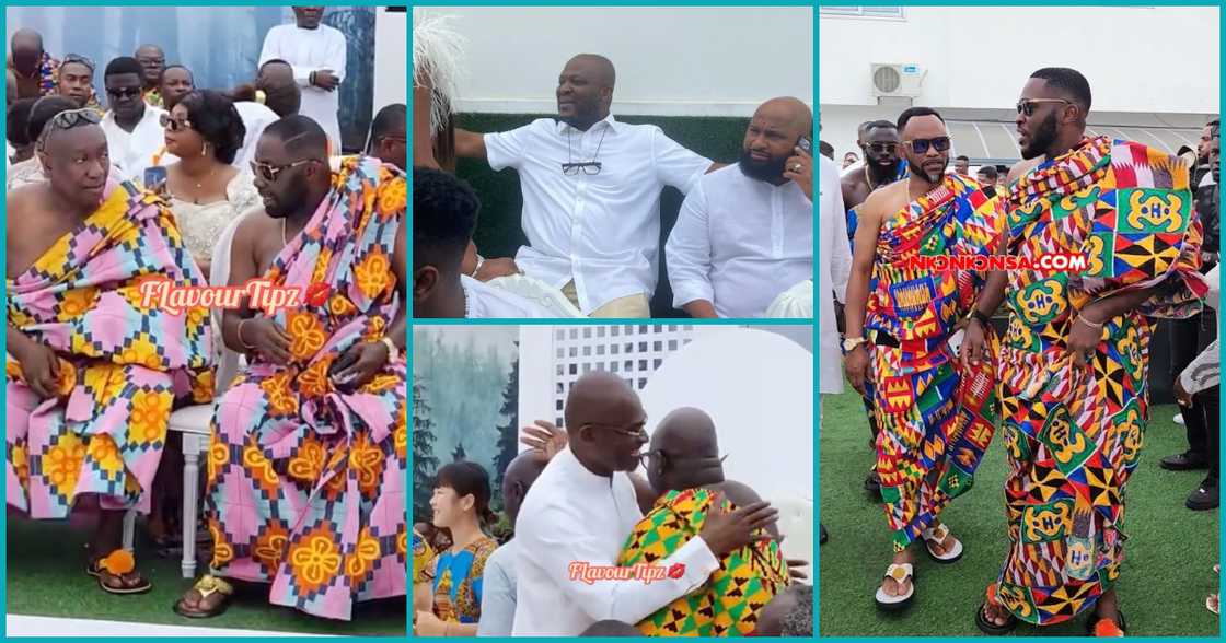 Despite, Ken Agyapong, Ibrahim Mahama at Ofori Sarpong's daugher's wedding Despite, Ken Agyapong, Ibrahim Mahama at Ofori Sarpong's daugher's wedding