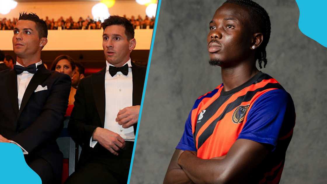 Stonebwoy's brother picks between Ronaldo and Messi. Stonebwoy's brother picks between Ronaldo and Messi.