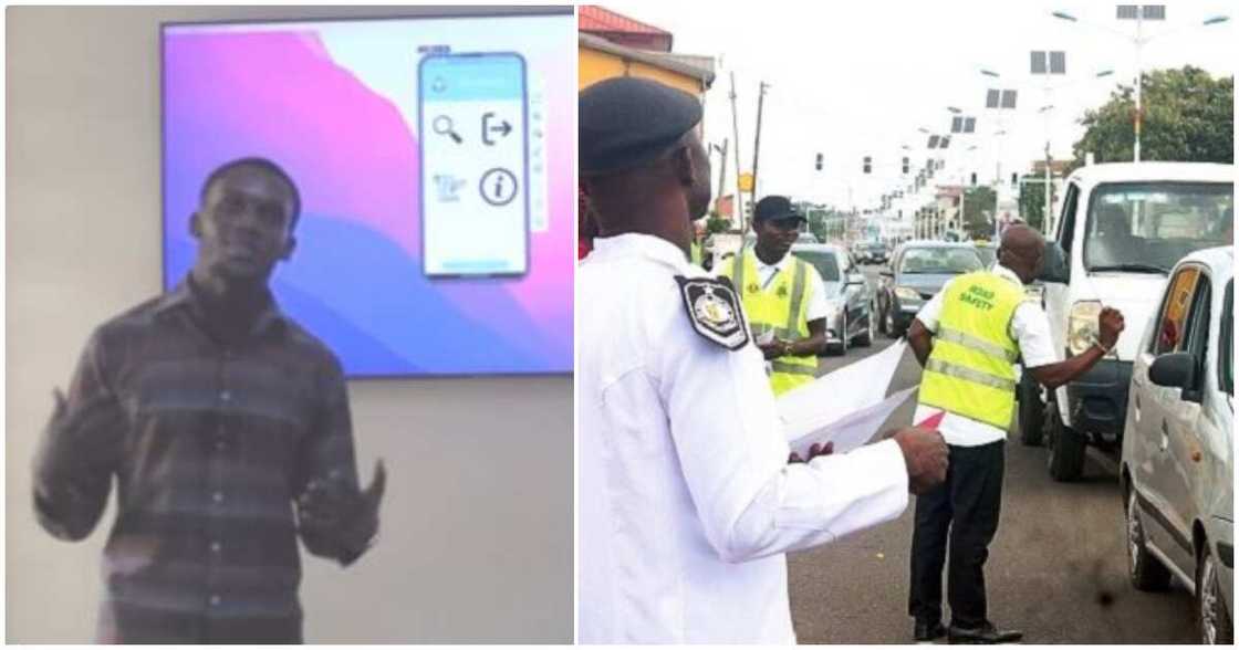 Two KNUST students design app that can monitor traffic offences Two KNUST students design app that can monitor traffic offences