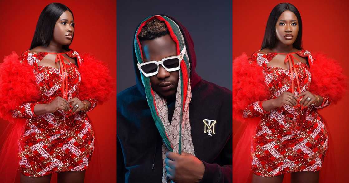 Fella Makafui's hot Valentine's Day photos get Medikal shouting