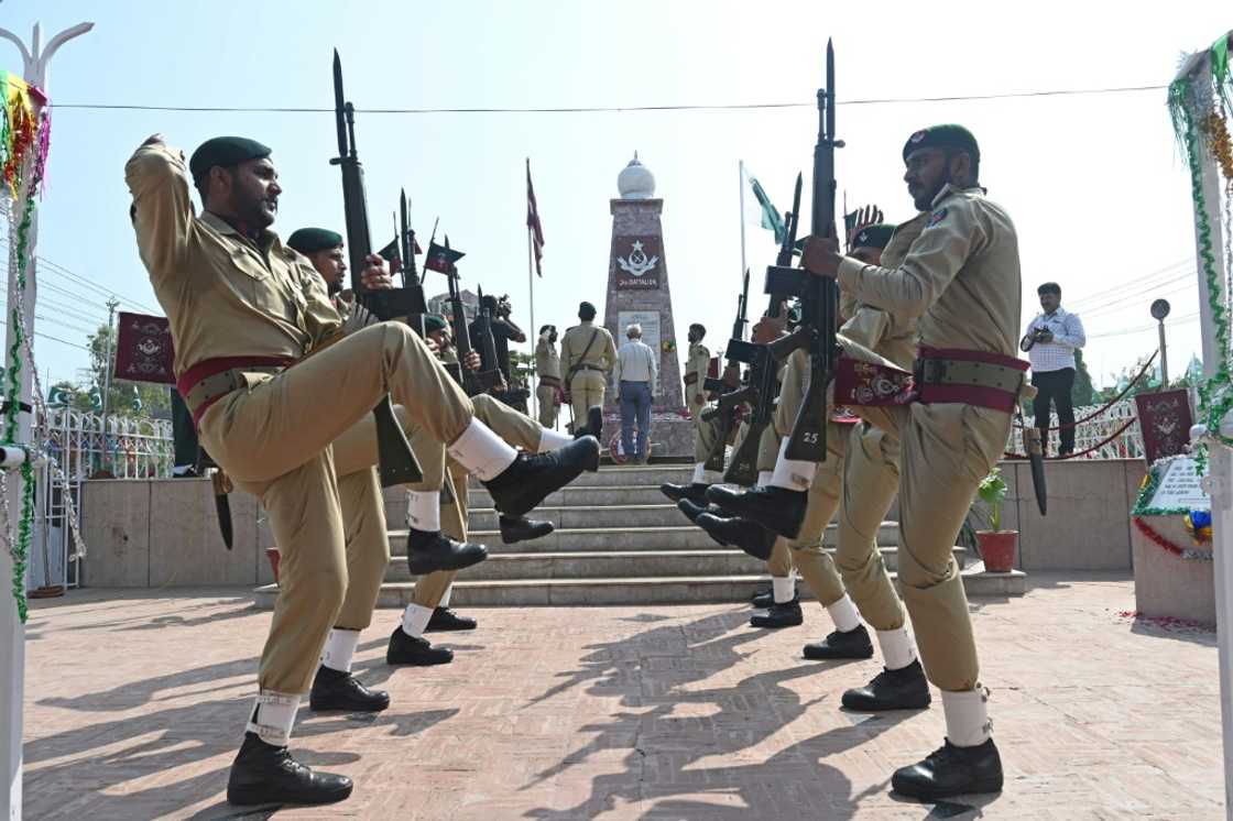 Pakistan soldiers pay tribute to their fallen comrades at a ceremony to mark Defence Day at Yadgar-e-Shuhada in Lahore Pakistan soldiers pay tribute to their fallen comrades at a ceremony to mark Defence Day at Yadgar-e-Shuhada in Lahore