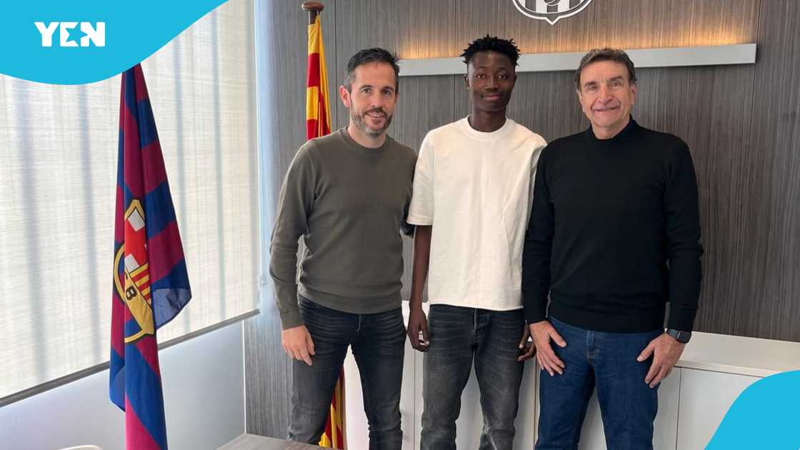 Hafiz Gariba Scores First Goal for Barcelona Juvenil B in Clash Against L'Hospitalet Hafiz Gariba Scores First Goal for Barcelona Juvenil B in Clash Against L'Hospitalet