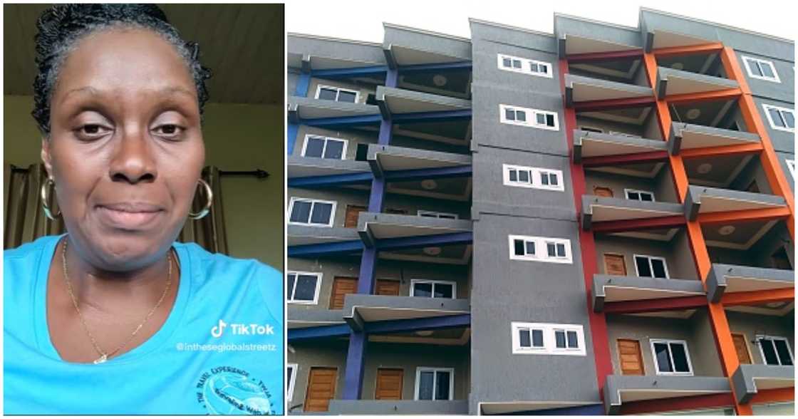 A woman and an apartment A woman and an apartment