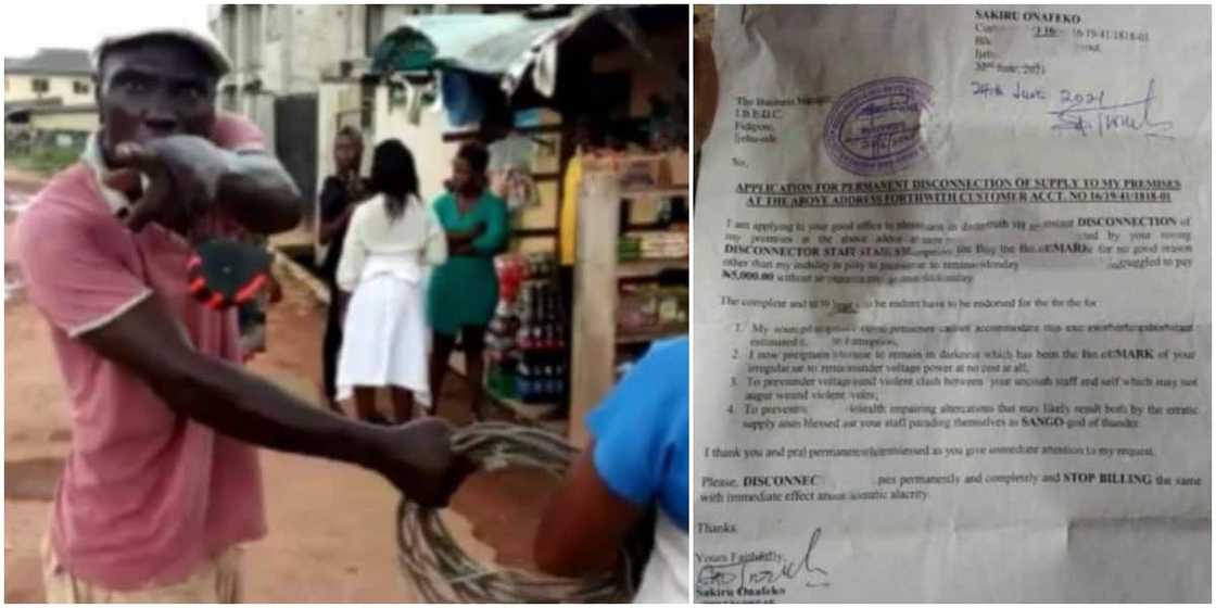 Nigerians react as man tells PHCN to cut his light permanently, says he has chosen darkness Nigerians react as man tells PHCN to cut his light permanently, says he has chosen darkness
