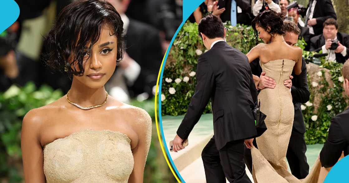 2024 Met Gala: Tyla Makes Her Debut In Stunning Figure-Hugging ‘Sands ...