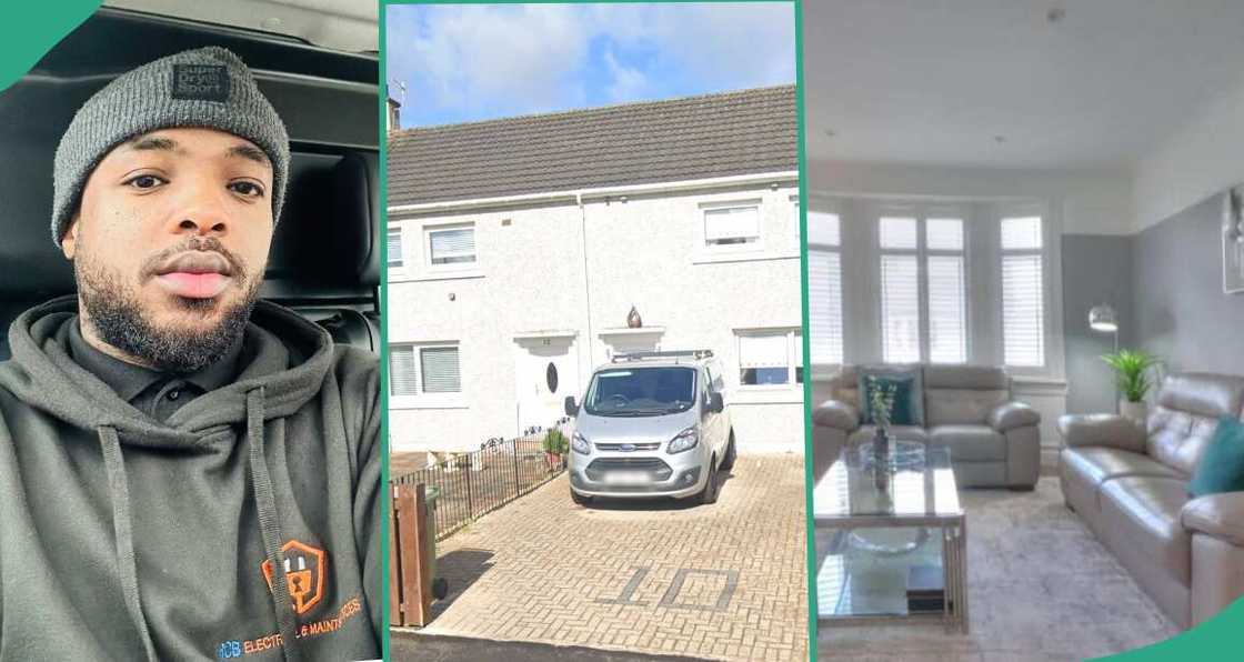 Man shares photos of big house his younger brother bought in UK, rejoices Man shares photos of big house his younger brother bought in UK, rejoices