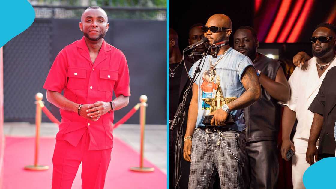 Sports journalist, Gary Al-Smith, King Promise, Terminator, Artiste of the Year, 2025 TGMA. Sports journalist, Gary Al-Smith, King Promise, Terminator, Artiste of the Year, 2025 TGMA.