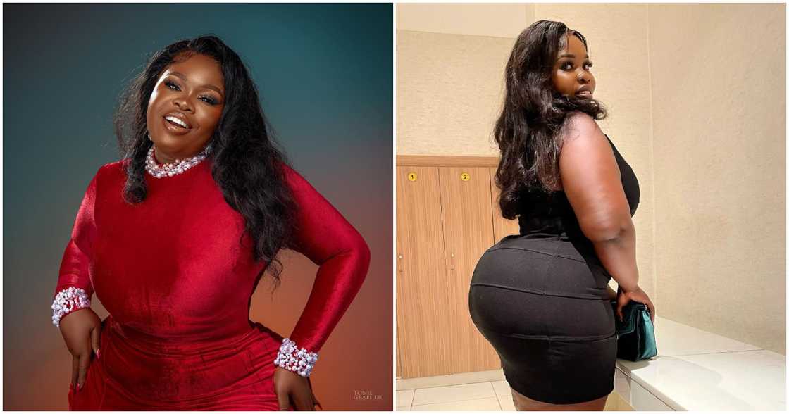 Abigail Of Date Rush: Stunning Plus-size Model With Curves Like Hajia Bintu Looks Gorgeous In Stunning Dresses Abigail Of Date Rush: Stunning Plus-size Model With Curves Like Hajia Bintu Looks Gorgeous In Stunning Dresses