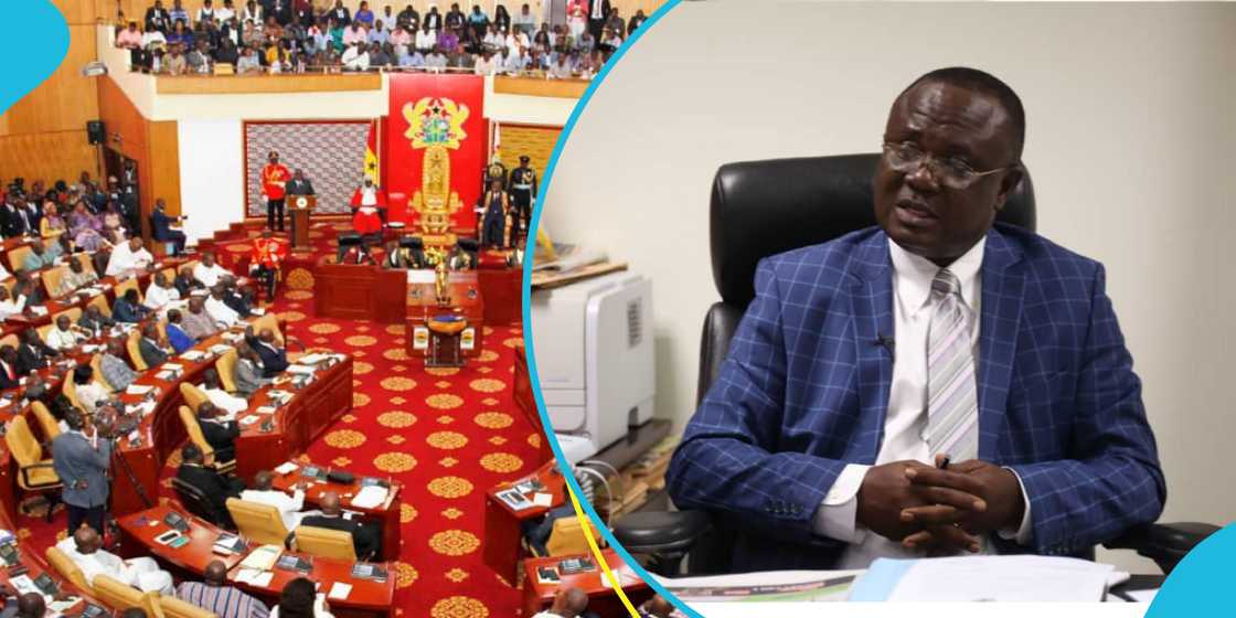 Pics of Joseph Osei-Owusu and the Parliament House