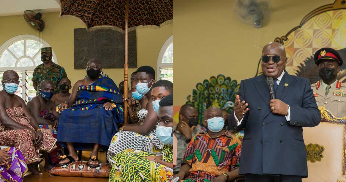 Akufo-Addo calls on Otumfuo Akufo-Addo calls on Otumfuo