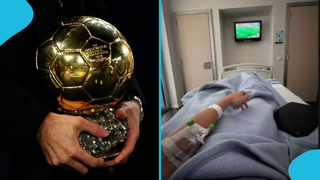 Two-Time Ballon d'Or Winner Shares Worrying Hospital Bed Picture Two-Time Ballon d'Or Winner Shares Worrying Hospital Bed Picture