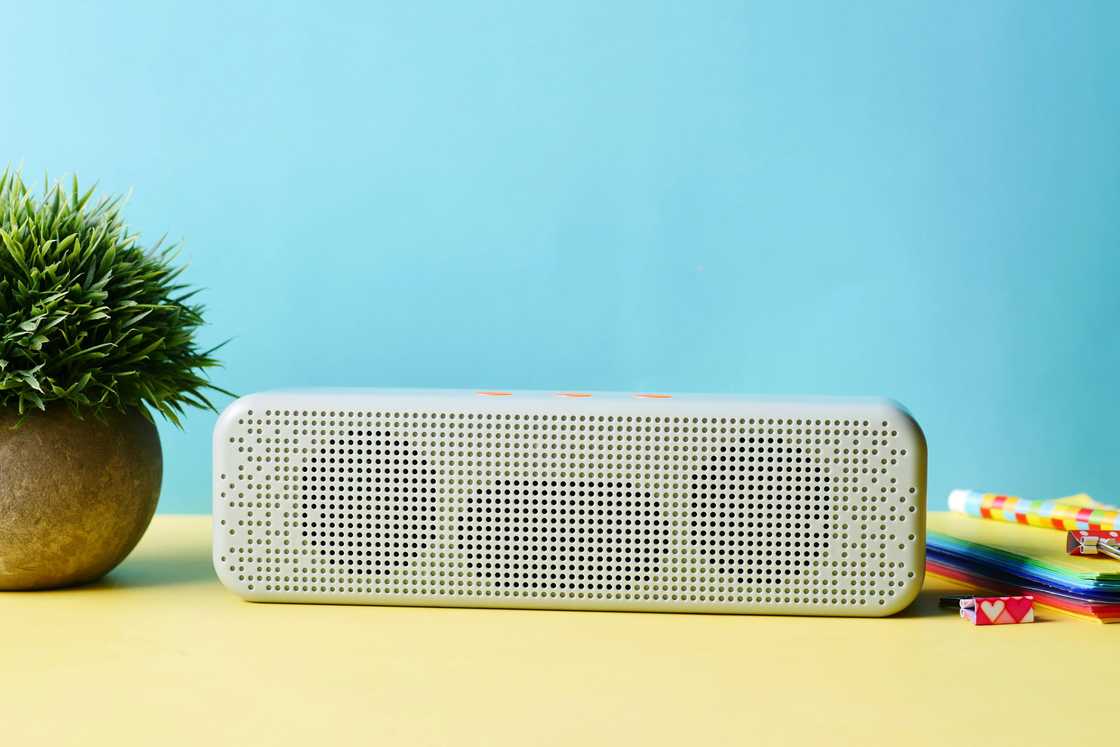 A portable wireless speaker