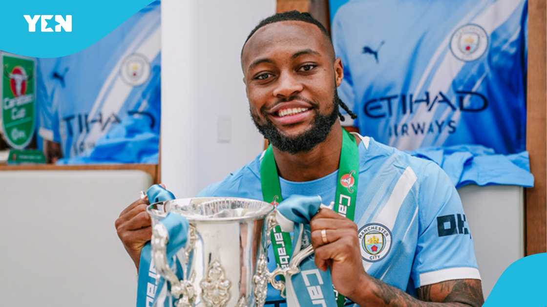 Antoine Semenyo, Man City's Carabao Cup win, Manchester City beat Arsenal, Carabao Cup final, Arsenal, Nico O'Reilly, English media ratings. Antoine Semenyo, Man City's Carabao Cup win, Manchester City beat Arsenal, Carabao Cup final, Arsenal, Nico O'Reilly, English media ratings.