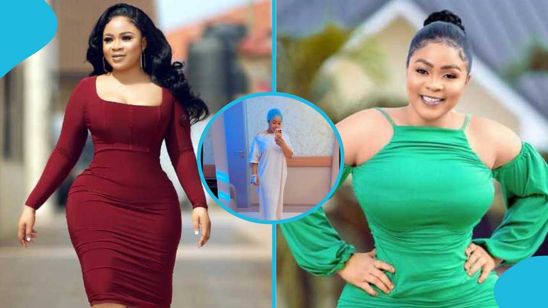 Kisa Gbekle, cosmetic surgery, Ghanaian actress, body enhancement, spectacular curves, social media reactions Kisa Gbekle, cosmetic surgery, Ghanaian actress, body enhancement, spectacular curves, social media reactions