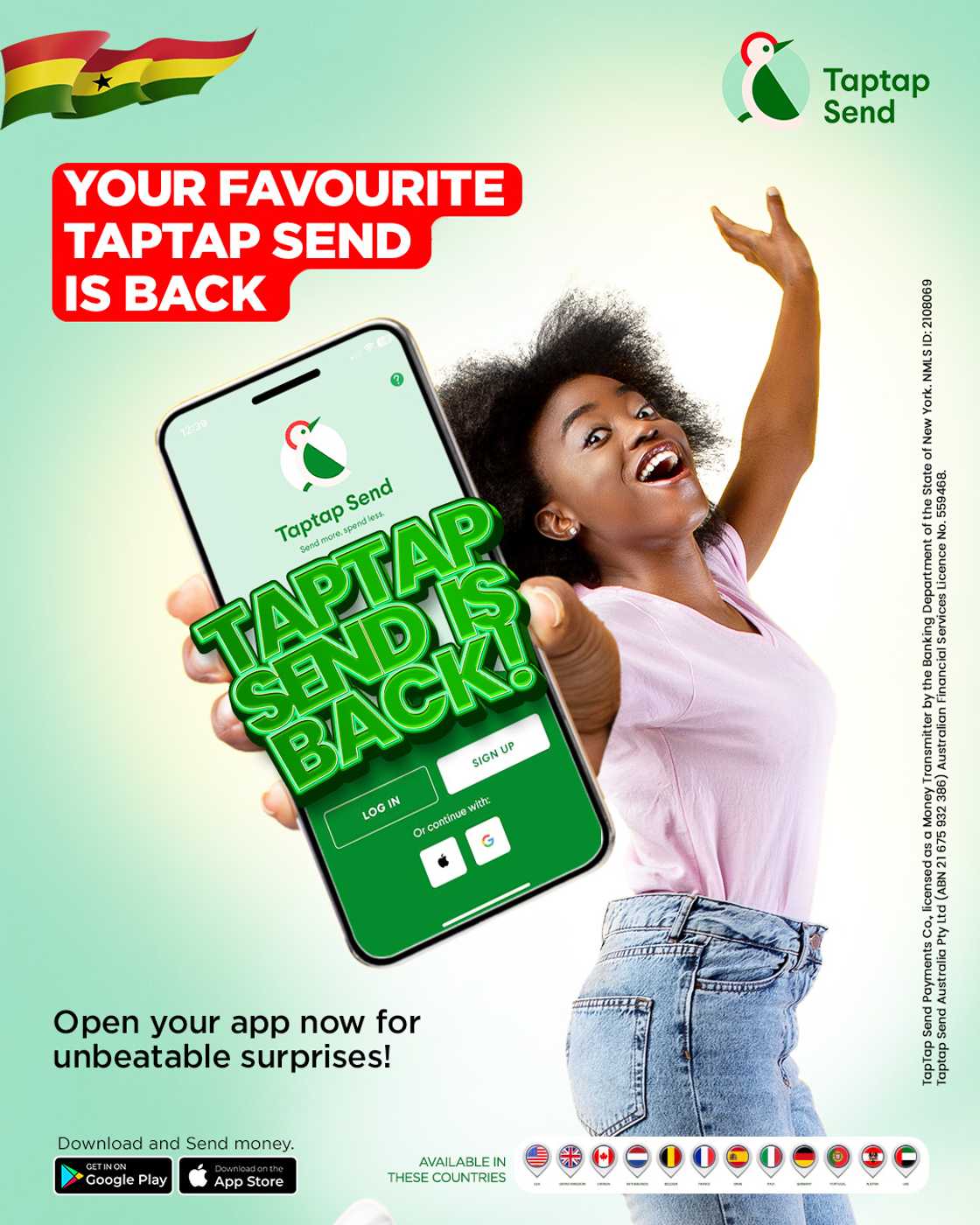 Tap Tap, UK, Europe, Canada, USA, UAE, Ghana Tap Tap, UK, Europe, Canada, USA, UAE, Ghana