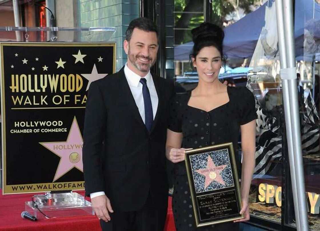 Sarah Silverman and Jimmy Kimmel Sarah Silverman and Jimmy Kimmel