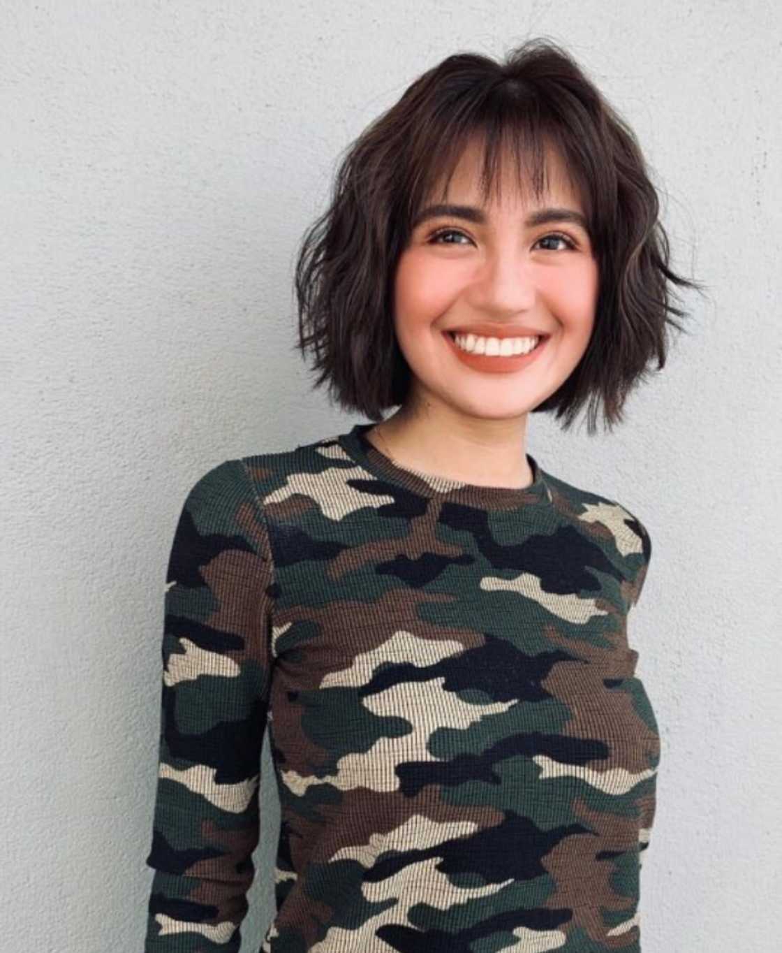 short bob with bangs short bob with bangs