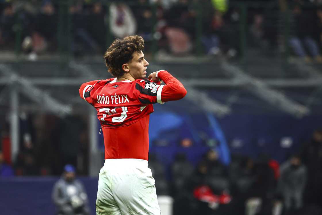 Joao Felix of AC Milan failed to impress in the 1-1 UEFA Champions League 2024/25 League Knockout Play-off second leg match against Feyenoord at San Siro stadium on February 18, 2025 in Milan, Italy Joao Felix of AC Milan failed to impress in the 1-1 UEFA Champions League 2024/25 League Knockout Play-off second leg match against Feyenoord at San Siro stadium on February 18, 2025 in Milan, Italy