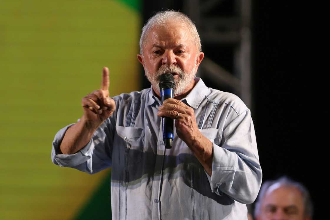 Brazilian presidential candidate for the leftist Workers Paty (PT) and former president (2003-2010) Luiz Inacio Lula da Silva speaks during an election rally in Manaus, Brazil, on August 31, 2022 Brazilian presidential candidate for the leftist Workers Paty (PT) and former president (2003-2010) Luiz Inacio Lula da Silva speaks during an election rally in Manaus, Brazil, on August 31, 2022