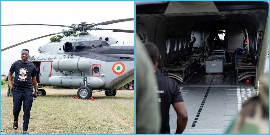 Ghanaian businessman flies mother's body in a helicopter from Accra to Kumasi for burial Ghanaian businessman flies mother's body in a helicopter from Accra to Kumasi for burial