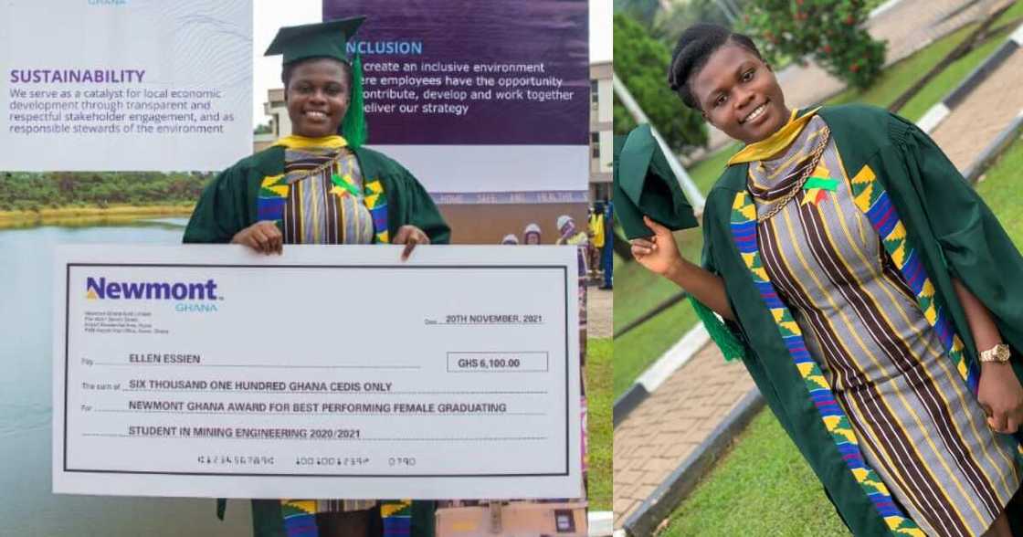 UMaT young lady graduates as best performing mining engineering student UMaT young lady graduates as best performing mining engineering student