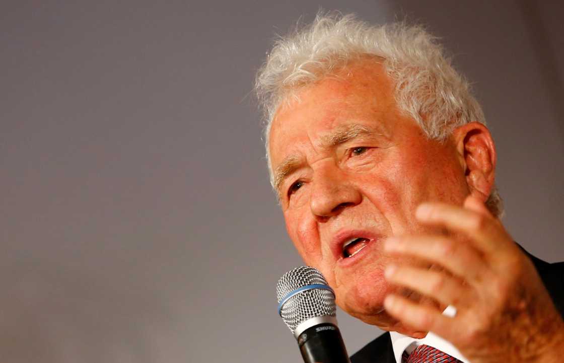 Austrian-Canadian businessman Frank Stronach, seen here at an election event in 2012 in Vienna, faces 18 charges of sexual assault involving 13 women in Canada