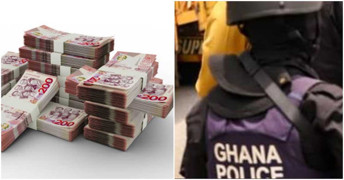 Ghana police cash Ghana police cash