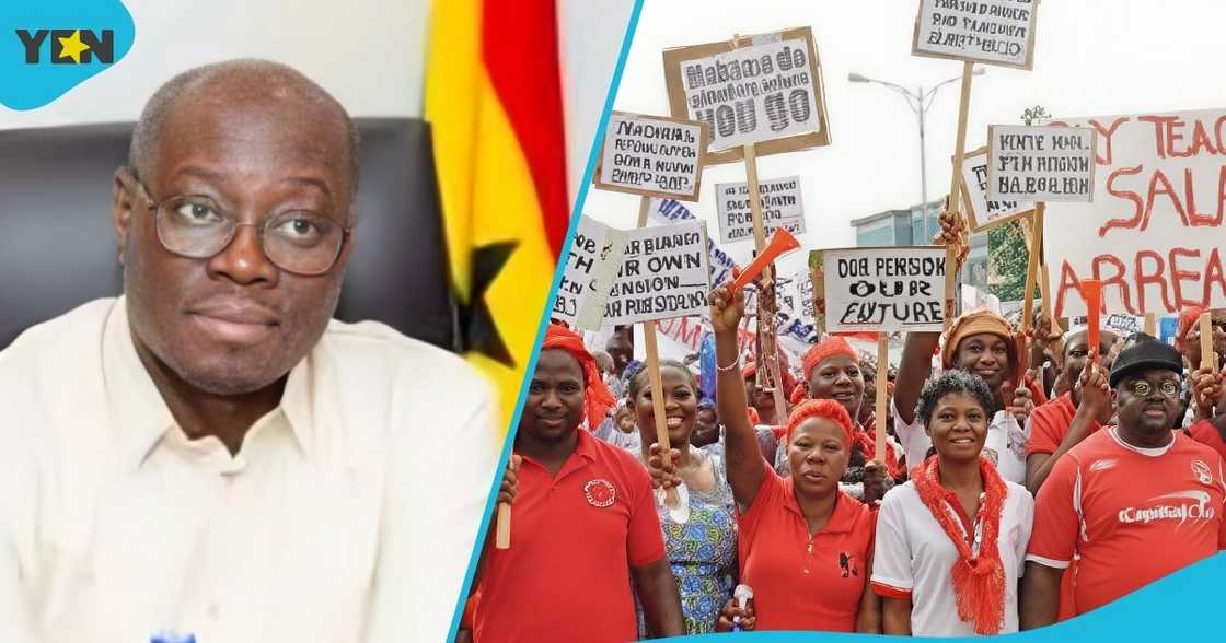 Minister for Education, Haruna Iddrisu, Ghana Education Service, Ghanaian teachers, unpaid salaries, protest, Dr Cassiel Ato Forson, Finance Ministry