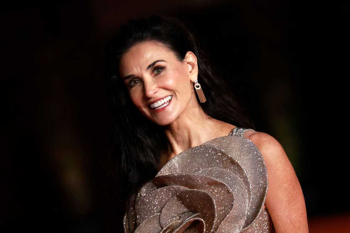 Demi Moore smiling at the Annual Academy Museum Gal Demi Moore smiling at the Annual Academy Museum Gal