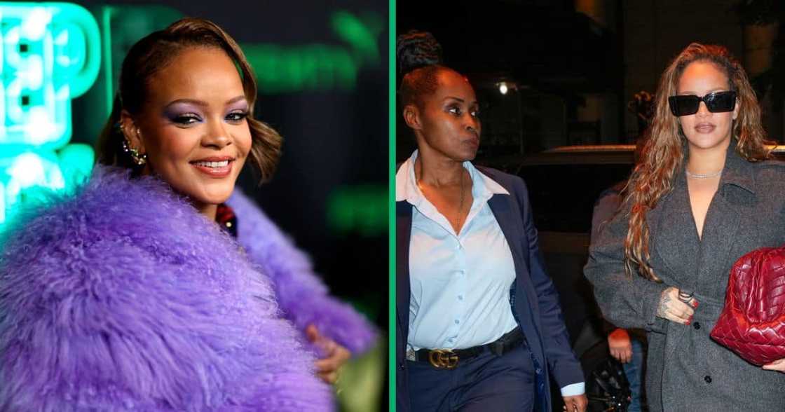 Rihanna has a female bodyguard. Rihanna has a female bodyguard.