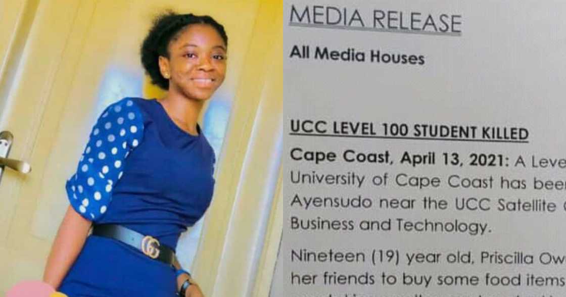 UCC Student Priscilla Owusu Achiaa Passes Away After Knocks Her Down