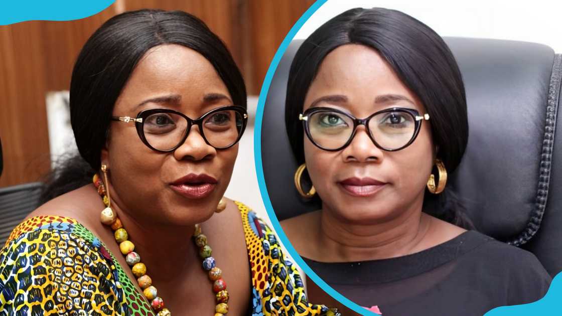 Cynthia Morrison poses in a traditional (L) and black (R) attire. Cynthia Morrison poses in a traditional (L) and black (R) attire.