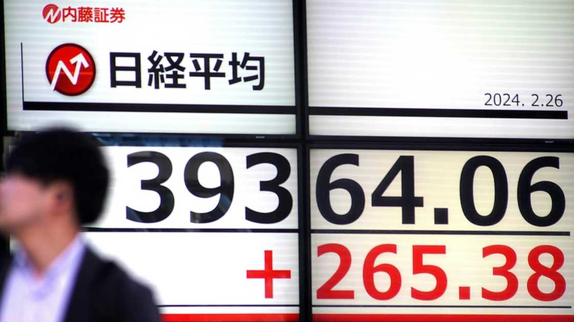 Tokyo's Nikkei index has surged past its December 1989 record Tokyo's Nikkei index has surged past its December 1989 record