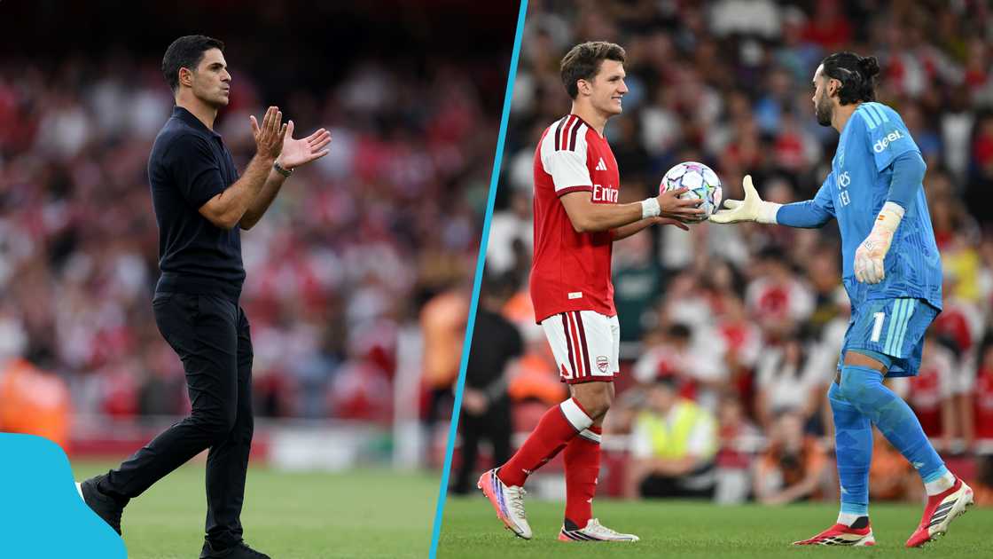 Mikel Arteta, Arsenal, Premier League, Christos Tzolis, David Raya, Arsenal vs Chelsea, football highlights, 2-1 victory, Premier League title chances. Mikel Arteta, Arsenal, Premier League, Christos Tzolis, David Raya, Arsenal vs Chelsea, football highlights, 2-1 victory, Premier League title chances.