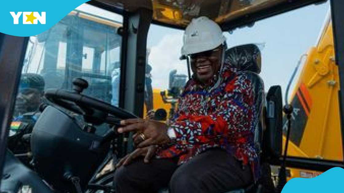 Akufo-Addo, Flower Pot, Commissioning Akufo-Addo, Flower Pot, Commissioning