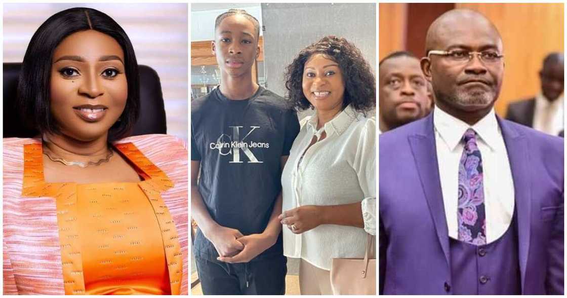 Adwoa Safo took to social to share images of her son with Kennedy Agyapong Adwoa Safo took to social to share images of her son with Kennedy Agyapong