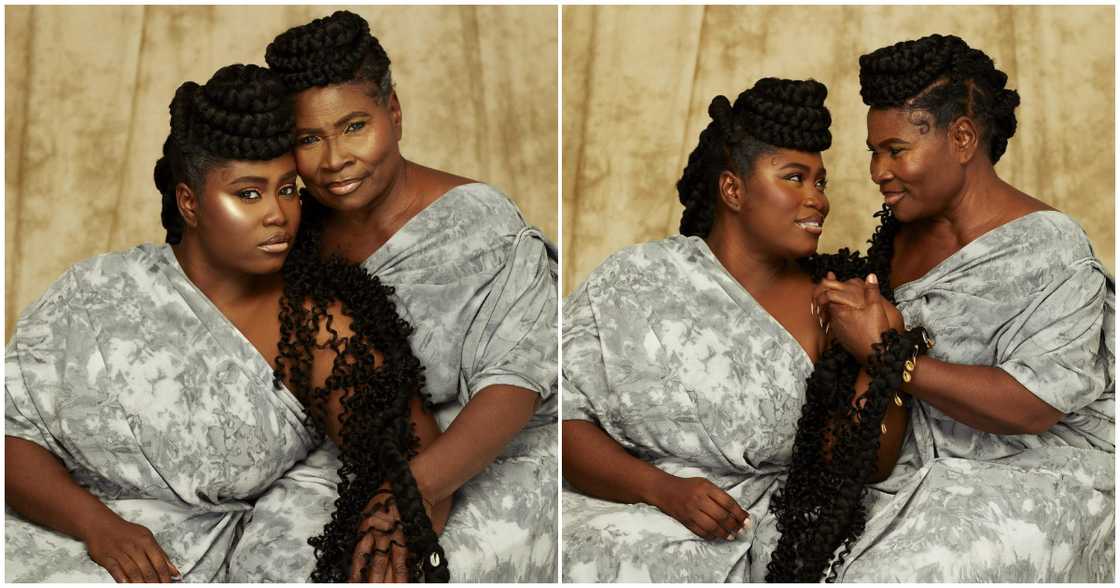 Lydia Forson and mother Mrs Janet Forson.