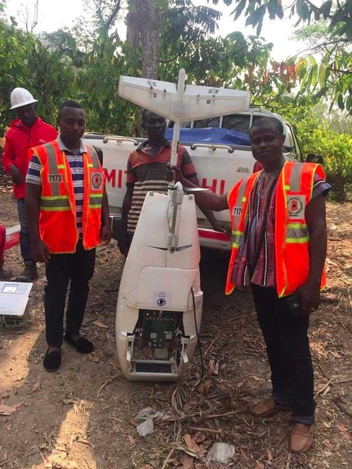 Zipline medical drone crashes in Dawu; parts slightly damaged