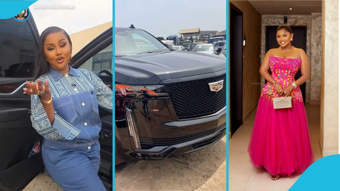 Nana Ama McBrown, social media, Cadilac Escalade, vehicles, Ghana, celebrities, actresses Nana Ama McBrown, social media, Cadilac Escalade, vehicles, Ghana, celebrities, actresses