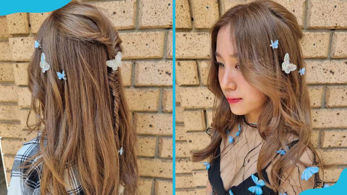 2000s butterfly clips hairstyle 2000s butterfly clips hairstyle