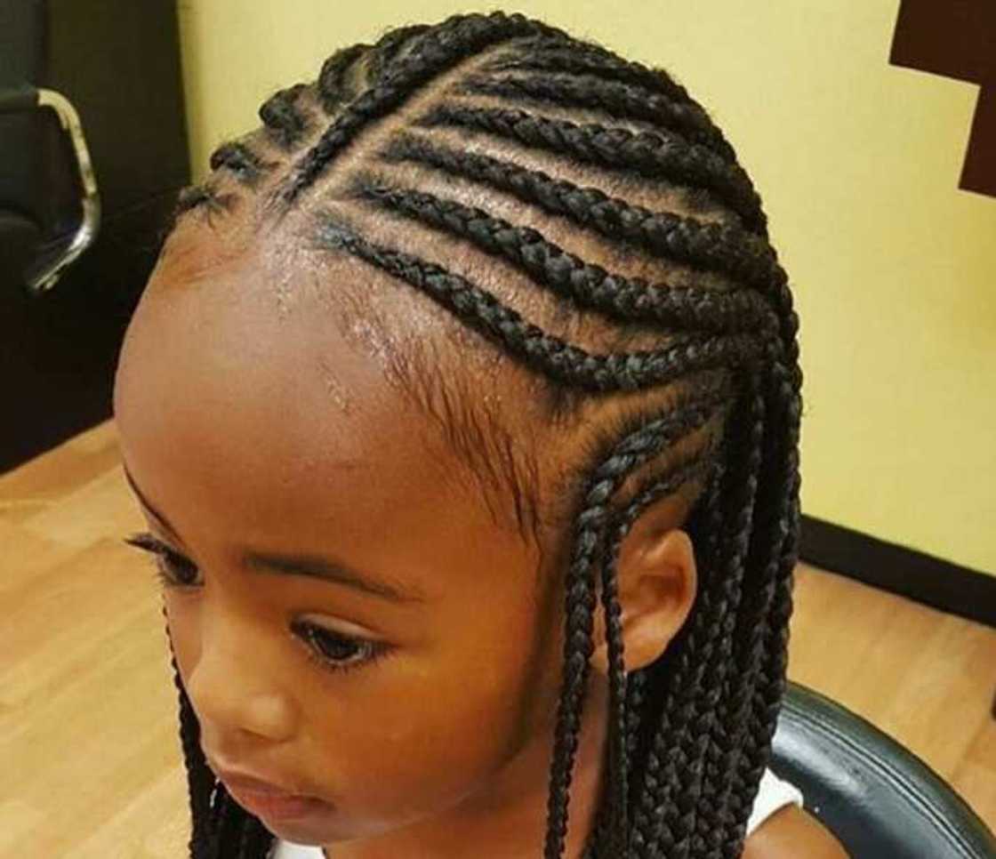 Ghana braids updos