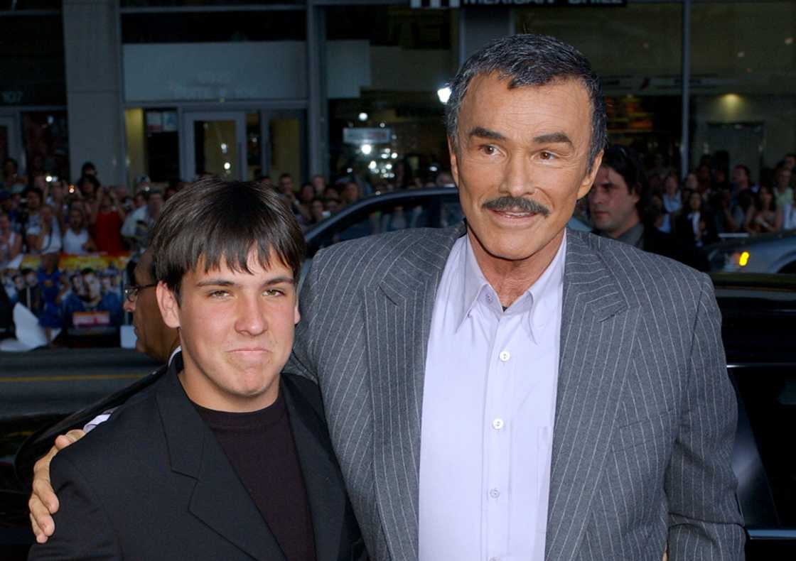 Burt Reynolds and son Quinton during "The Longest Yard" Los Angeles Premiere - Arrivals at Grauman's Chinese Theatre in Hollywood Burt Reynolds and son Quinton during "The Longest Yard" Los Angeles Premiere - Arrivals at Grauman's Chinese Theatre in Hollywood
