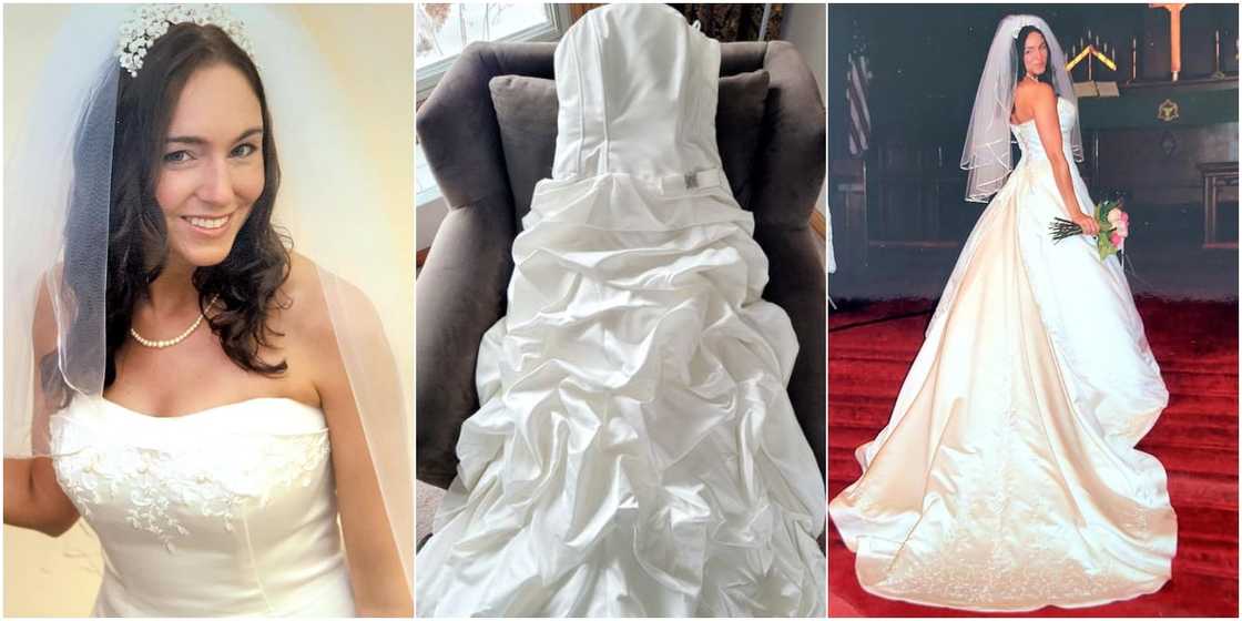 Woman discovers she has the wrong bridal dress 14 years after wedding Woman discovers she has the wrong bridal dress 14 years after wedding