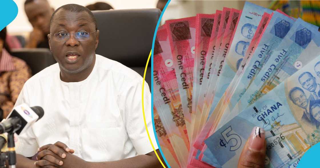 Finance Minister Dr Amin Adam has blamed the country's ballooning debt on the cedi's depreciation