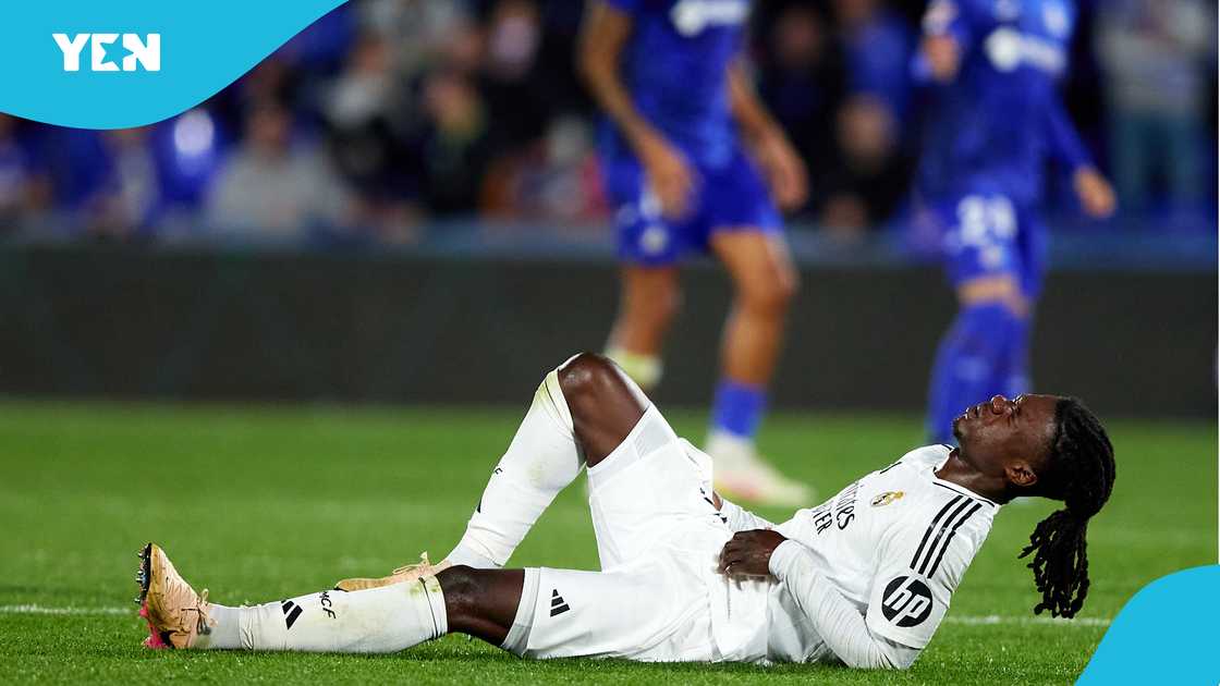 Eduardo Camavinga, Real Madrid, football injury, Getafe, La Liga Eduardo Camavinga, Real Madrid, football injury, Getafe, La Liga